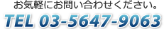 TEL 03-5647-9063